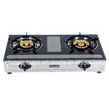 2 Burner Color Coated Stainless Steel 710mm Gas Burner